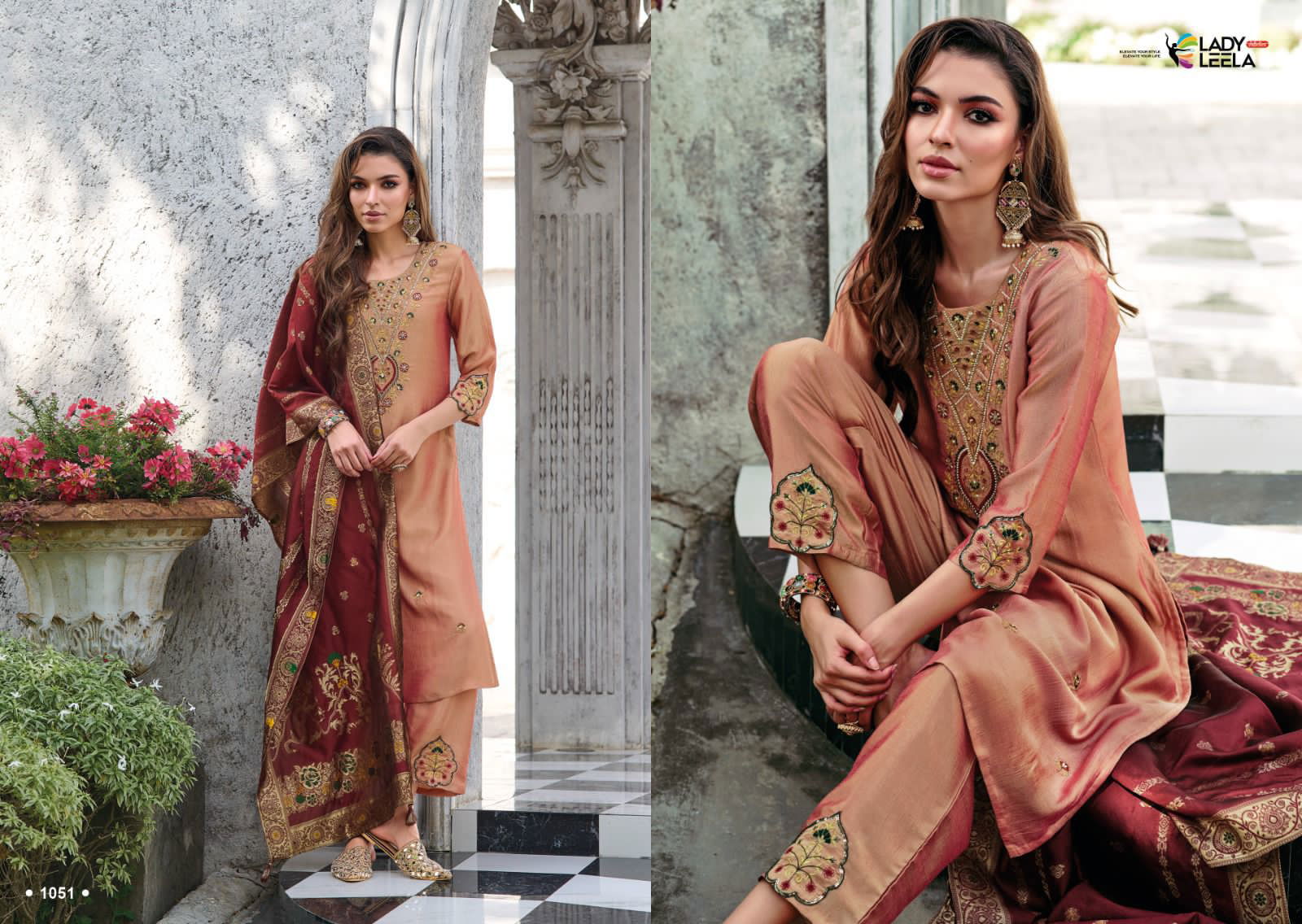 Lady Leela Maisha Heavy Readymade Suits Catalog
